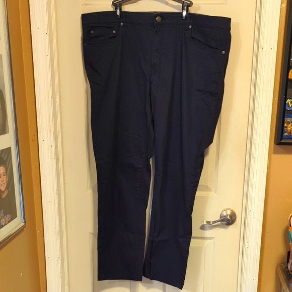 Navy Blue Berkley Pants Size 42x30 Regular Fit - Picture 1 of 6